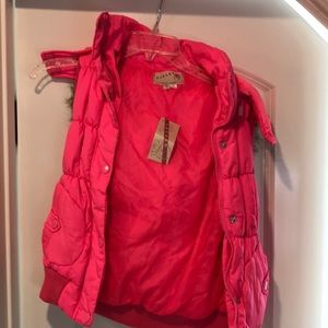 Hot pink vest